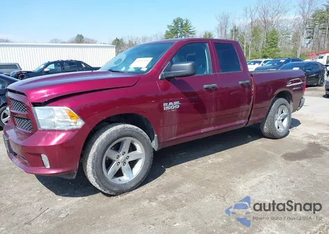 2018 Ram 1500 Express 4X4 6'4 Box from USA, damaged, VIN 1C6RR7FGXJS265225